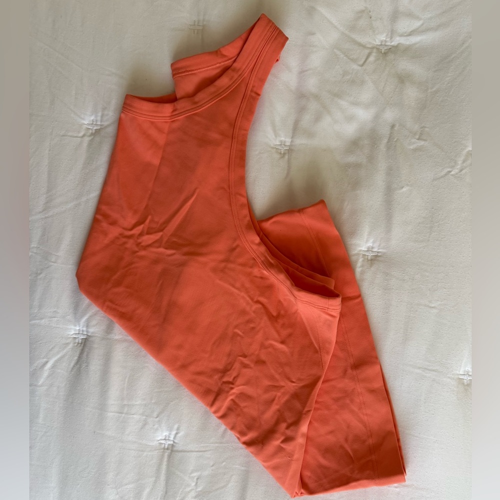 Lululemon Align Waist Length Racerback Tank Top in Sunny Coral Size 12